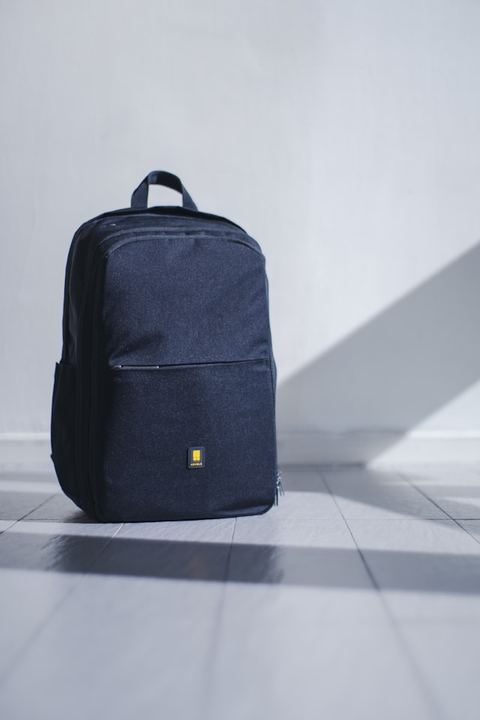 Black training backpack